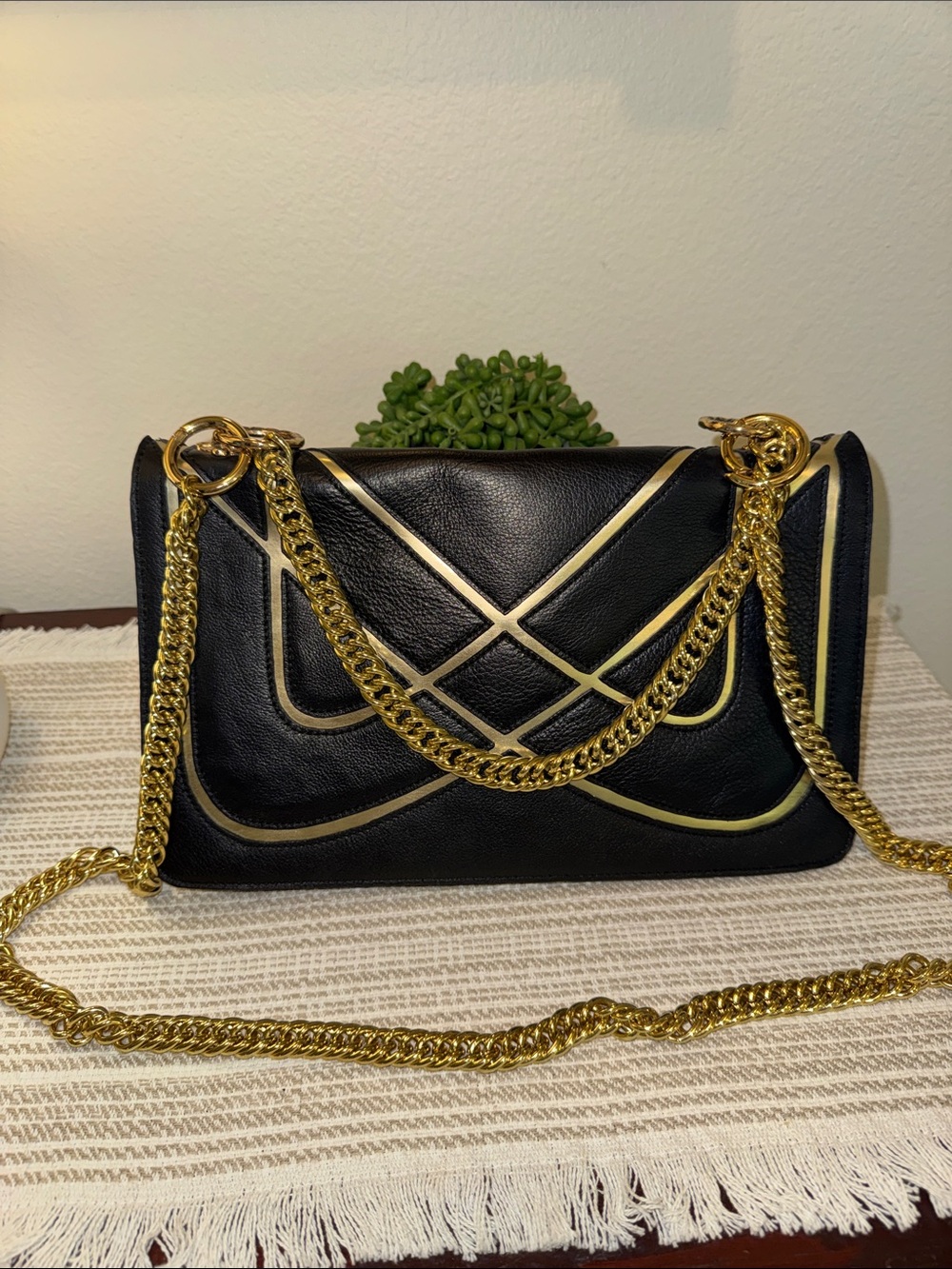 Vintage Halston Leather Bag 70s 🖤